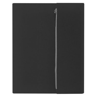 Папка А4  «PATRIX»  с блокнотом и карманом  на молнии, черная, полиэстер 600D — 18027/35_1, изображение 1
