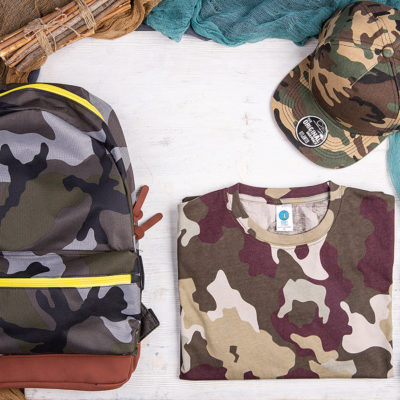 Набор подарочный STAYWILD: бейсболка, футболка, рюкзак, камуфляж, изображение 1