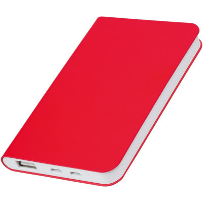 Универсальный аккумулятор «Silki» (4000mAh),красный, 7,5х12,1х1,1см, искусственная кожа,плас — 23102/08_1, изображение 1