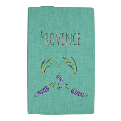 Бизнес-блокнот А5  «Provence», мятный, мягкая обложка, в клетку — 21213/16_1, изображение 4