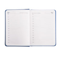 Ежедневник недатированный Joy, А6+,  синий, белый блок, серебряный обрез — 24608/25_1, изображение 2