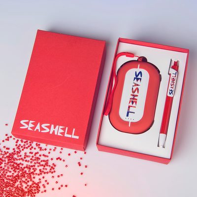 Набор SEASHELL-2: универсальное зарядное устройство (6000 mAh) и ручка в подарочной коробке — 25303/03_1, изображение 6