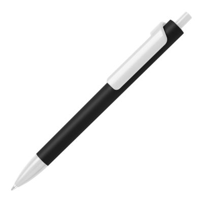 Ручка шариковая FORTE SOFT BLACK, покрытие soft touch — 605G/01_1, изображение 1