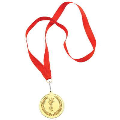 Медаль наградная на ленте  «Золото» — 343743/49_1, изображение 1