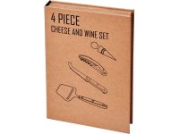 Подарочный набор для вина и сыра Reze из 4 предметов, натуральный, изображение 5