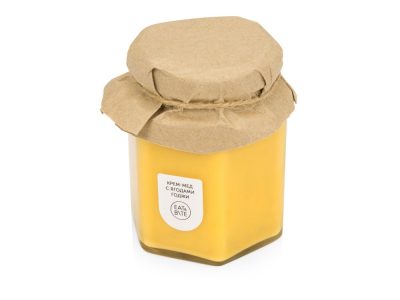 Крем-мёд с ягодами годжи 250 в шестигранной банке, изображение 1