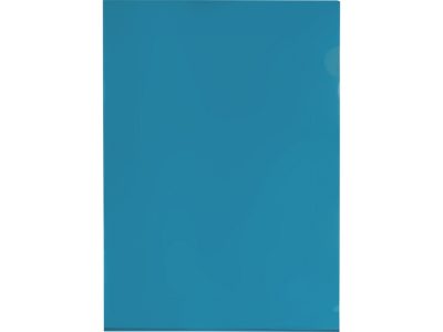 Папка-уголок прозрачный формата  А4 0,18 мм, синий глянцевый — 19202.02_2, изображение 3