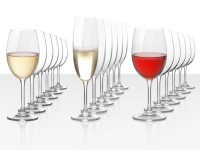 Подарочный набор бокалов для красного, белого и игристого вина Celebration, 18шт, изображение 1