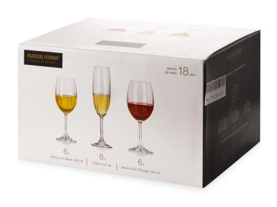 Подарочный набор бокалов для красного, белого и игристого вина Celebration, 18шт, изображение 8