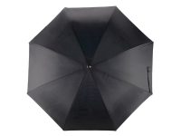 Зонт-трость Капли воды полуавтоматический с двухслойным куполом, черный голубой, изображение 4