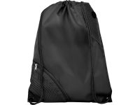 Рюкзак со шнурком Oriole с двойным кармашком, черный — 12048600_2, изображение 2