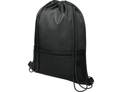 Сетчастый рюкзак со шнурком Oriole, черный — 12048700_2, изображение 1