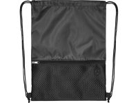 Сетчастый рюкзак со шнурком Oriole, черный — 12048700_2, изображение 2