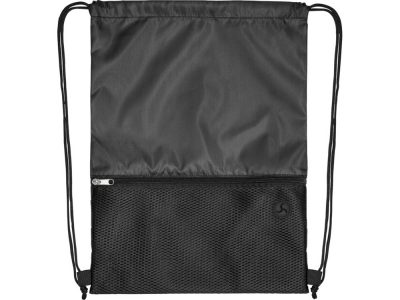 Сетчастый рюкзак со шнурком Oriole, черный — 12048700_2, изображение 2