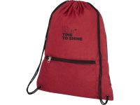 Складной рюкзак со шнурком Hoss, heather dark red — 12050102_2, изображение 6