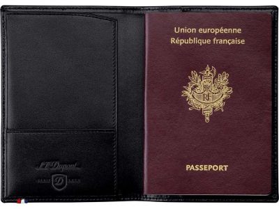 Обложка для паспорта S.T. Dupont, черный, изображение 1