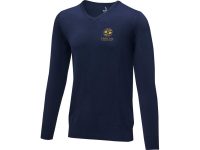 Мужской пуловер Stanton с V-образным вырезом, темно-синий, изображение 2