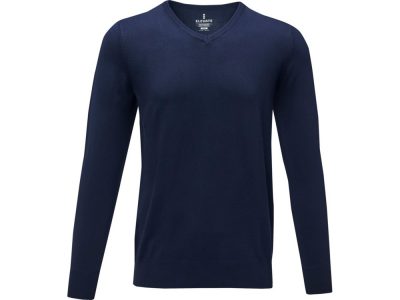 Мужской пуловер Stanton с V-образным вырезом, темно-синий, изображение 3