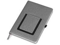 Блокнот Pocket 140*205 мм с карманом для телефона, серый — 787150_2, изображение 1