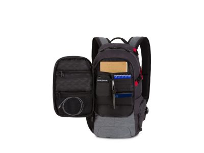 Рюкзак SWISSGEAR, серый, полиэстер, 24 х 15,5 х 46 см, 15,5 л, изображение 9
