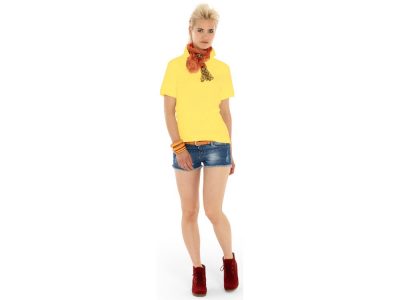 Рубашка поло Boston женская, светло-желтый, изображение 2