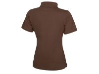 Рубашка поло Calgary женская, шоколадный коричневый, изображение 6