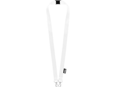 Ремешок Adam с двумя крючками-карабинами, изготовленный из переработанного ПЭТ, белый — 10251801_2, изображение 1