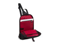 Рюкзак SWISSGEAR с одним плечевым ремнем, черный/красный, полиэстер рип-стоп, 18 x 5 x 33 см, 4 л — 73376_2, изображение 5