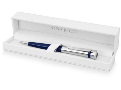 Ручка шариковая Nina Ricci модель Legende Blue, синий/серебристый — 11364.02_2, изображение 7