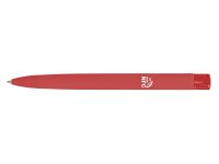 Ручка пластиковая шариковая трехгранная Trinity K transparent Gum soft-touch с чипом передачи информации NFC, красный — 187926NFC.01_2, изображение 2