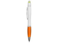 Ручка шариковая с восковым маркером белая/оранжевая — 73310.13_2, изображение 3