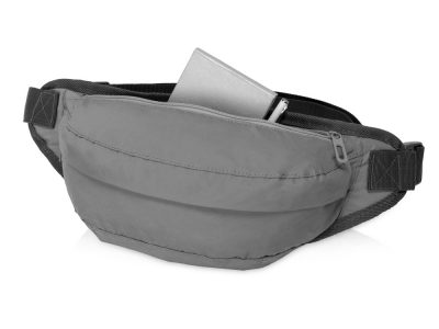 Светоотражающая сумка на пояс Extra Reflect, серый, изображение 3