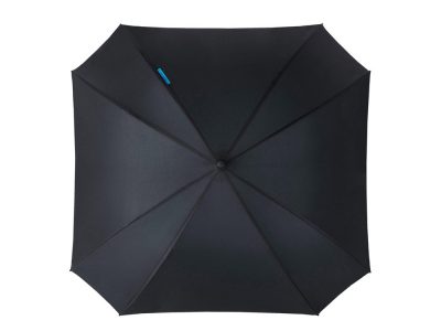 Зонт трость Square, полуавтомат 23, черный/синий — 10906500_2, изображение 6