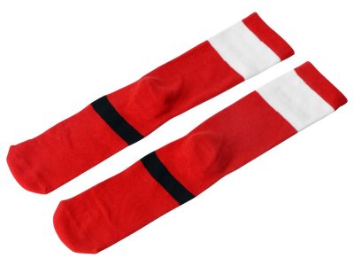 Набор носков с рождественской символикой в мешке мужские, 2 пары, красный, изображение 12