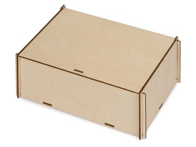 Деревянная коробка для гирлянды с наполнителем-стружкой Ларь, изображение 1