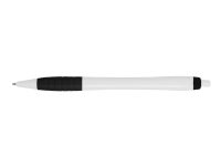 Ручка шариковая Santa Monica, белый/черный, черные чернила — 10639600_2, изображение 5