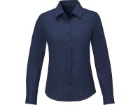 Pollux Женская рубашка с длинным рукавом, темно-синий, изображение 4