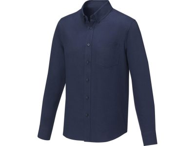 Pollux Мужская рубашка с длинными рукавами, темно-синий, изображение 1