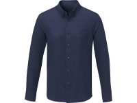 Pollux Мужская рубашка с длинными рукавами, темно-синий, изображение 3