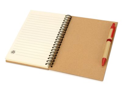 Блокнот Priestly с ручкой, красный — 10626800_2, изображение 4