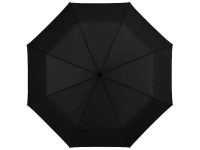 Зонт Ida трехсекционный 21,5, черный — 10905200_2, изображение 2
