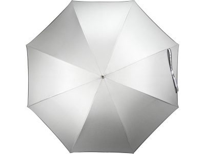 Зонт трость Ривер, механический 23, серебристый/черный — 10904401_2, изображение 6