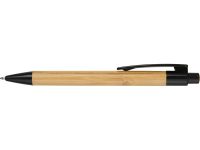 Ручка шариковая Borneo из бамбука, черный, черные чернила — 10632200_2, изображение 4