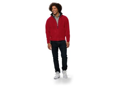 Куртка флисовая Nashville мужская, красный/пепельно-серый, изображение 7