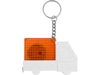 Брелок-рулетка Автомобиль, 1 м., с фонариком, белый/оранжевый — 719474_2, изображение 5