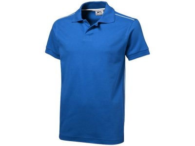 Рубашка поло Backhand мужская, небесно-синий/белый, изображение 1