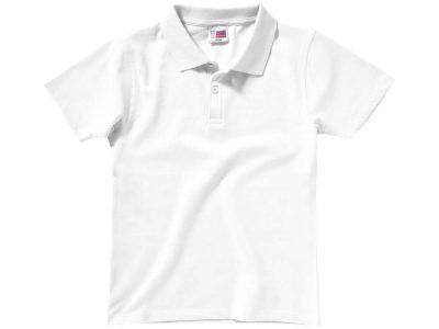 Рубашка поло First детская, белый, изображение 4