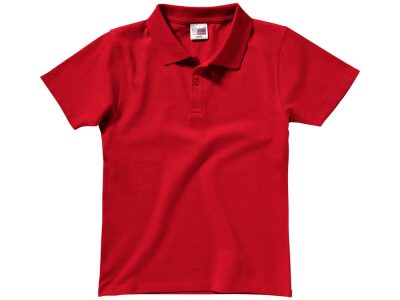 Рубашка поло First детская, красный, изображение 5