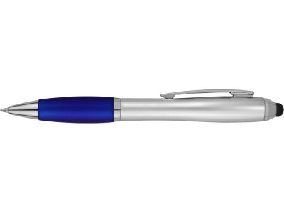 Ручка-стилус шариковая Nash, серебристый/синий — 10678500_2, изображение 5