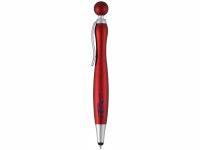Ручка-стилус шариковая Naples, красный — 10671902_2, изображение 4